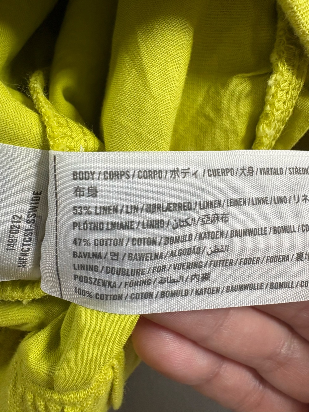 Abercrombie & Fitch Sloane High Waist Pleated Trouser Shorts Chartreuse, M - Picture 8 of 9